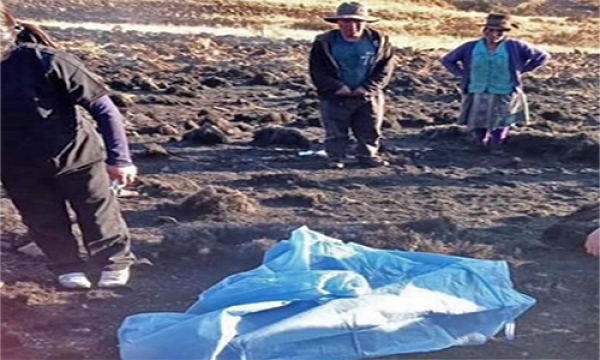 �REALIZAN LEVANTAMIENTO DE RESTOS DE AGRICULTOR MUERTO EN INCENDIO FORESTAL EN RANRACANCHA