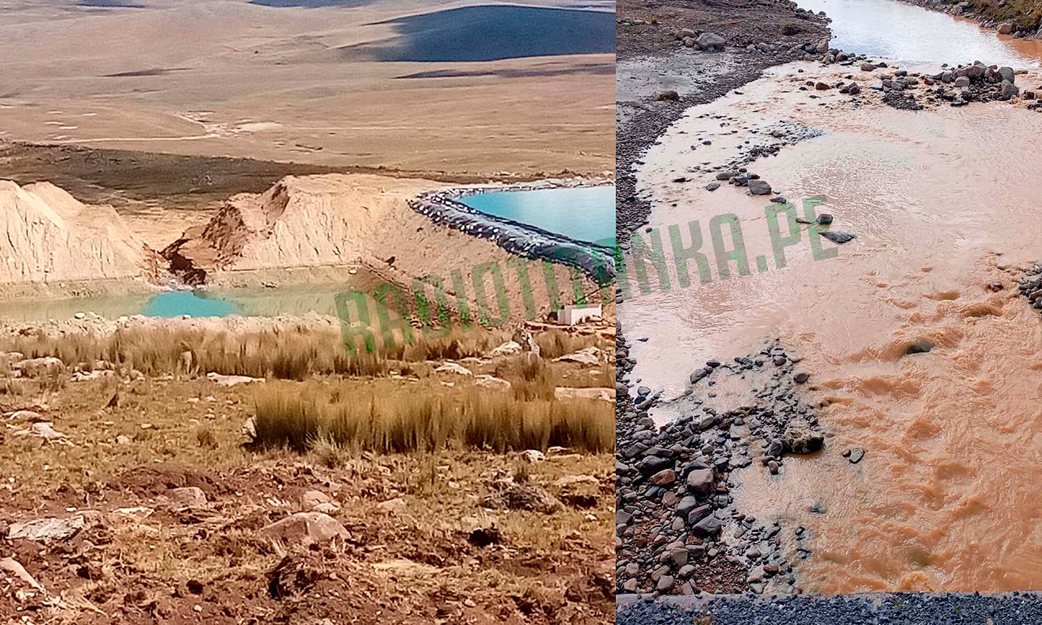 COLAPSA POZO DE RELAVE DE MINERA MARÍA MERCEDES Y CONTAMINA CABECERAS DE CUENCA EN ANDAHUAYLAS
