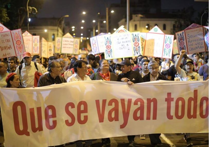 �MARCHA CONTRA DINA BOLUARTE, EL CONGRESO Y LA FISCAL PATRICIA BENAVIDES