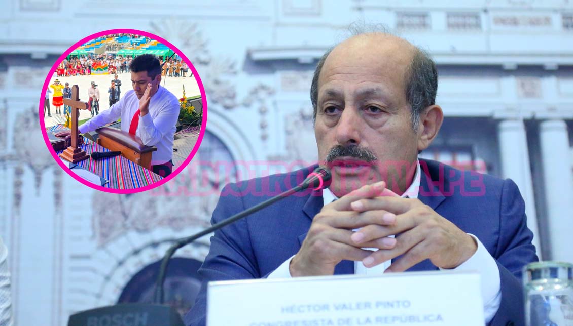 CONGRESISTA HÉCTOR VALER EXIGE CITACIÓN CON GRADO O FUERZA PARA GOBERNADOR DE APURÍMAC