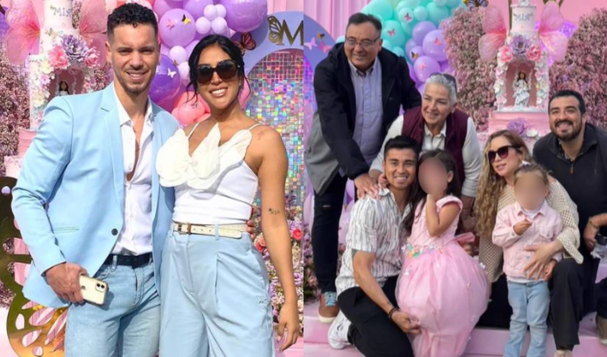 MELISSA PAREDES Y RODRIGO CUBA CELEBRAN CUMPLEAÃ‘OS DE SU HIJA CON ALE VENTURO Y ANTHONY ARANDA