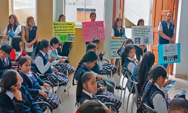 ORGANIZAN ACTIVIDADES PARA SENSIBILIZAR A POBLACIÓN SOBRE EL DÍA MUNDIAL CONTRA LA EXPLOTACIÓN SEXUAL Y TRATA DE PERSONAS
