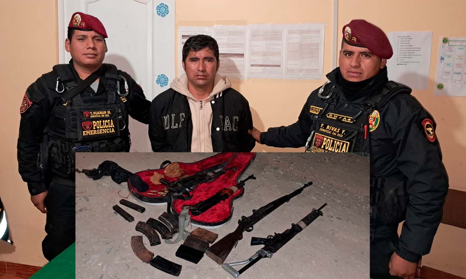 CAPTURAN A “EL MARIACHI” CON ARSENAL DE GUERRA: SERÍA UNO DE LOS ASESINOS DEL JOVEN ACRIBILLADO EN TALAVERA