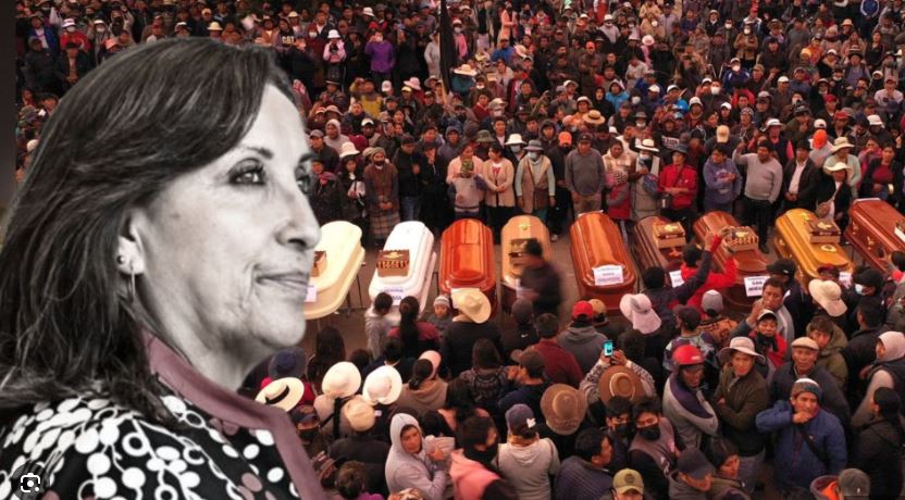 �DINA BOLUARTE SE BURLÃ“ DE LAS VICTIMAS COS SU SILENCIO ANTE EL MINISTERIO PUBLICO