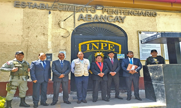 PRESIDENTE DE LA CORTE APURÍMAC INSPECCIONÓ INSTALACIONES DEL PENAL SAN IDELFONSO DE ABANCAY