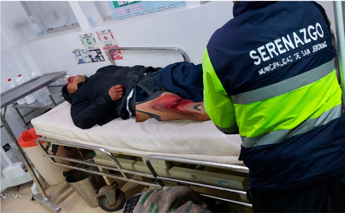 CAMIÓN EMBISTE A MOTO LINEAL: CONDUCTOR RESULTÓ HERIDO DE CONSIDERACIÓN EN VÍA NACIONAL DE SAN JERÓNIMO