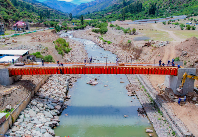 GOBIERNO REGIONAL DE APURÍMAC ACELERA CONSTRUCCIÓN DEL PUENTE NIÑOPAMPA, CLAVE PARA EL COAR Y EL FUTURO HOSPITAL DE ESSALUD EN CHALHUANCA