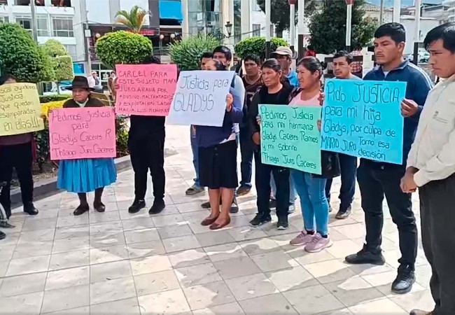 ABANCAY: FAMILIARES DE MADRE QUE MURIÓ JUNTO A SU BEBÉ TRAS PRESUNTO ENVENENAMIENTO EXIGEN SANCIÓN CONTRA SU CONVIVIENTE